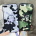 Fashion Summer Camouflage Color Matching Geometric Bracket Bright Surface Tpu For IphoneXR Mobile Phone Shell - Minihomy