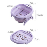 Portable basin foot massage basin