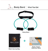 Fitness Women Booty Butt Band Resistance Bands Adjustable Waist Belt Pedal Exerciser For Glutes Muscle Workout Free Bag - Minihomy