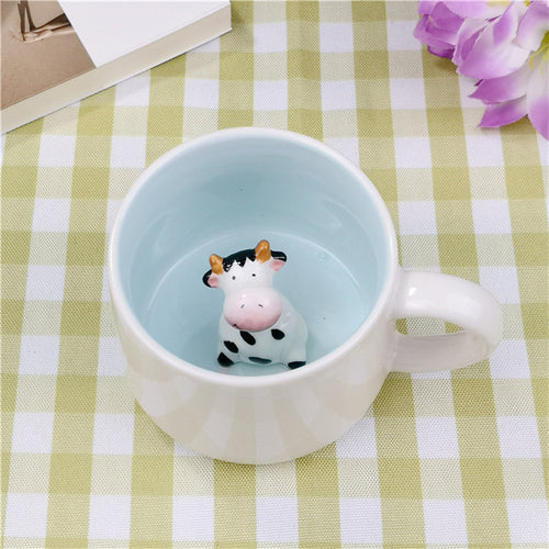 Animal cup in ceramic 3D cup