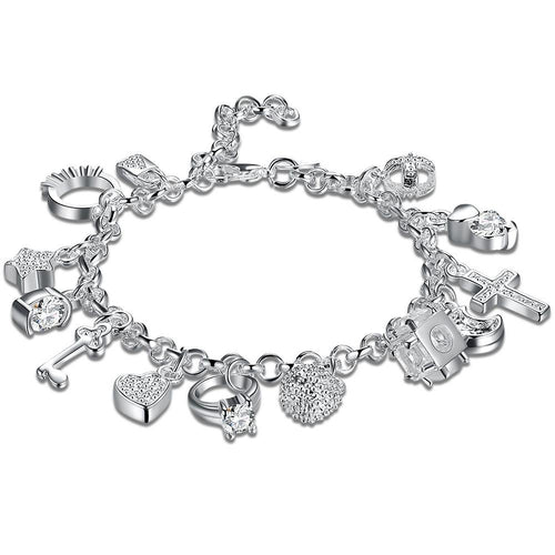 Crystal Charms Bracelet