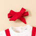 Baby Girl Two-Tone Bow Detail Dress - Minihomy