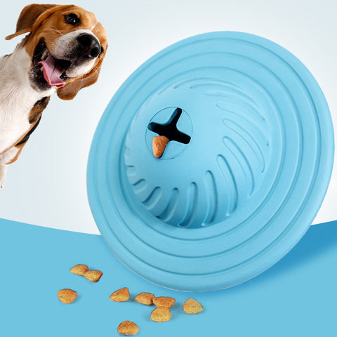 Pets Biting Toys Multi-function Leaking Device Flying Disk