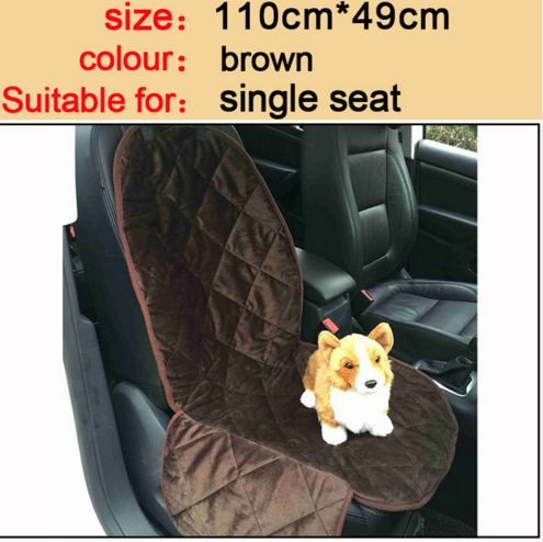 Waterproof Dog Car Seat Cover Pet Dog Travel Mat Mesh Dog Carrier Car Hammock Cushion Protector With Zipper And Pocket - Minihomy