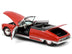 1961 Citroen DS 19 Cabriolet Corail Red 1/18 Diecast Model Car by Norev - Minihomy