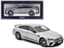 2021 Mercedes-AMG GT 63 S 4Matic Silver Metallic with Black Stripes 1/18 Diecast Model Car by Norev - Minihomy