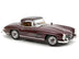 1957 Mercedes-Benz 300 SL Roadster Dark Red 1/18 Diecast Model Car by Norev - Minihomy