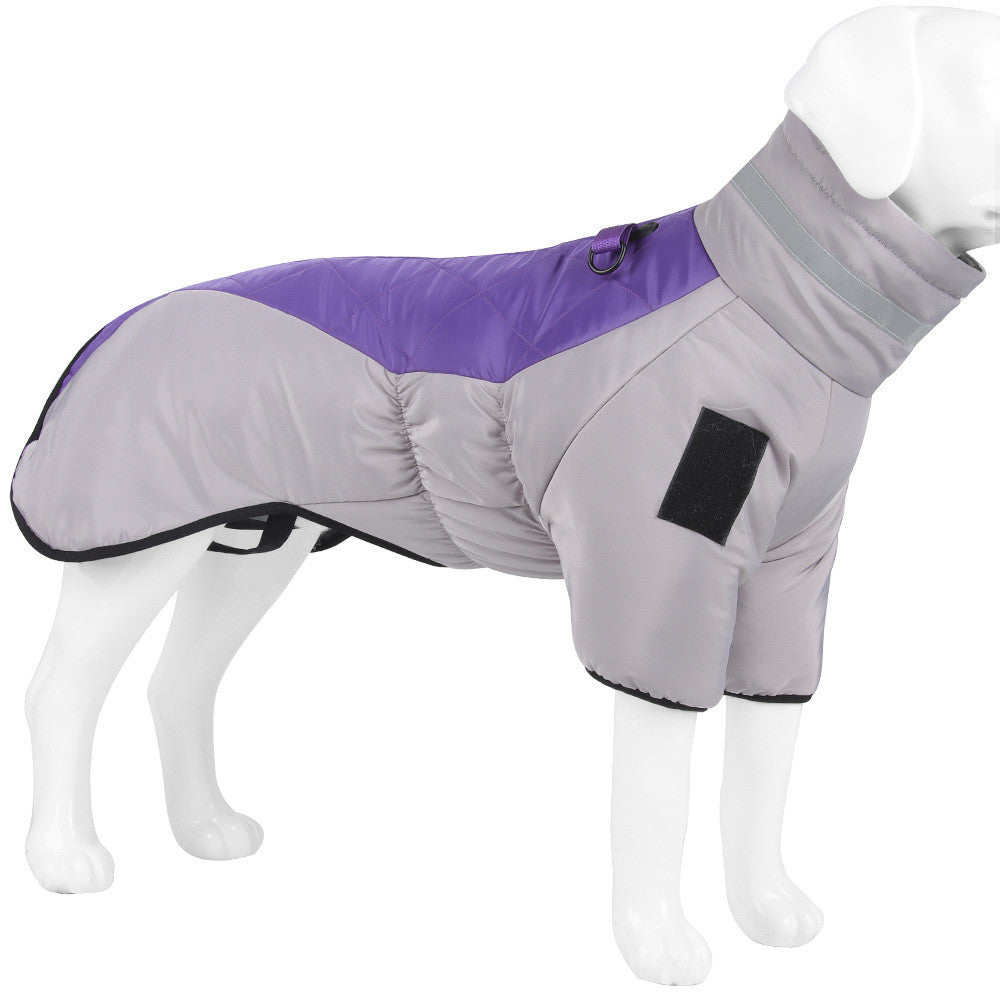 Pet Dog Clothes Thickened With Reflective Warmth Pet Supplies