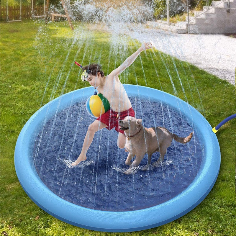 Kid Pet Simulation Sea Level Outdoor Inflatable Splash Mat Water Spray Game pad