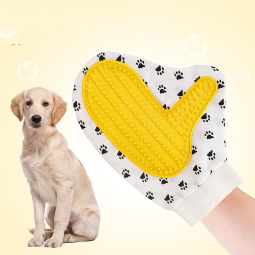 Silicone Pet brush Glove Deshedding Gentle Efficient Grooming Cat Glove Dog Bath Pet Cleaning Supplies Pet Glove Dog Accessories