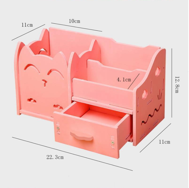 Multi-function pen holder creative desktop small storage box - Minihomy