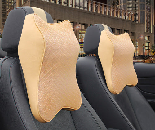 Car headrest lumbar support neck pillow for car