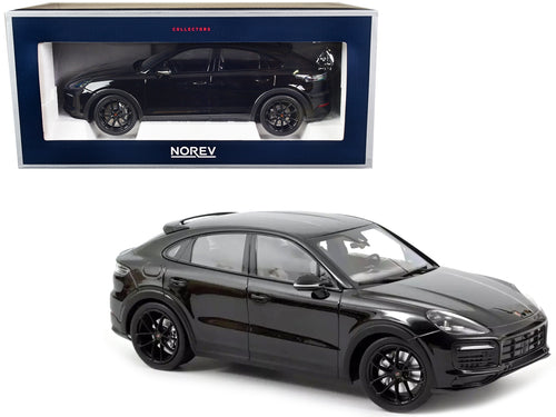 2019 Porsche Cayenne S Coupe Black 1/18 Diecast Model Car by Norev