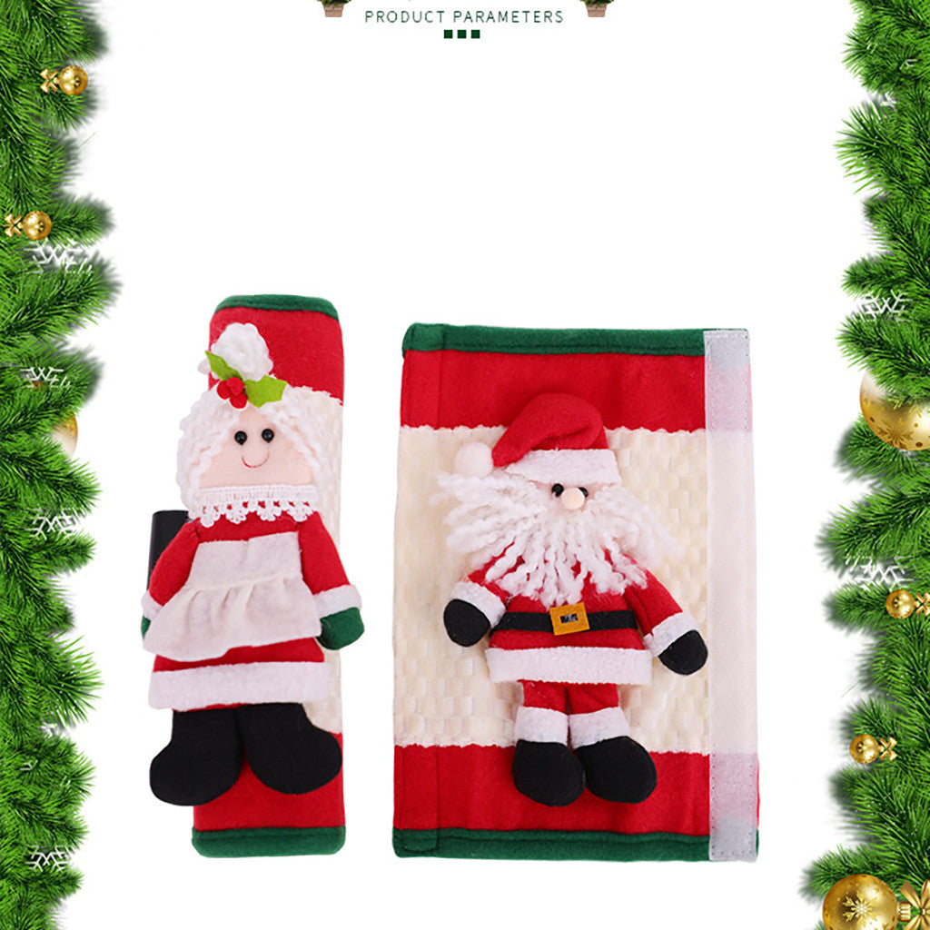 Christmas decoration refrigerator glove