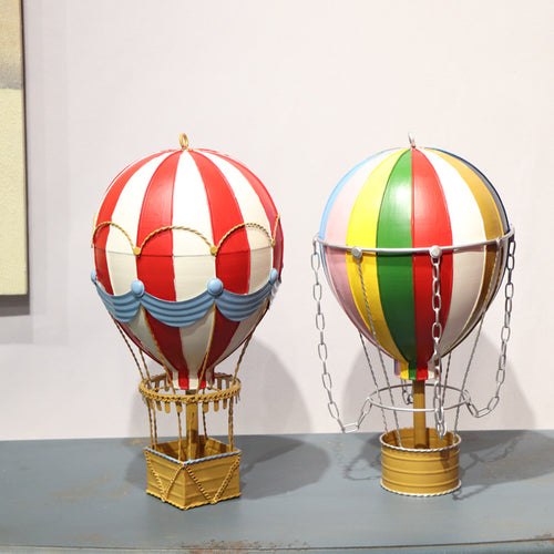 Retro simulation hot air balloon model