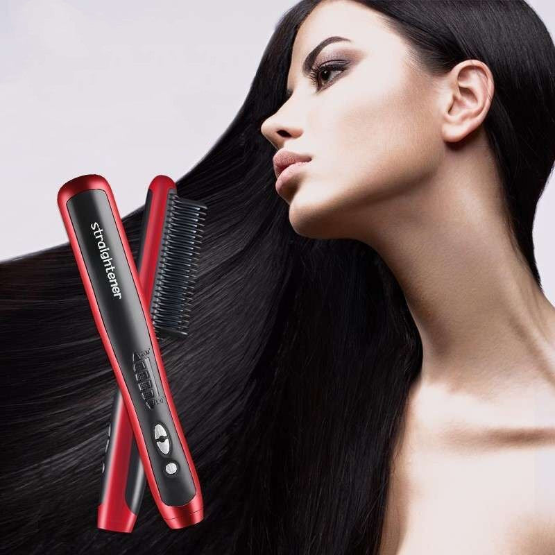 Multifunctional Hair Dryer Comb Straightener