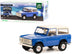 Greenlight 1/18 Diecast: 1966 Ford Bronco Blue/Cream Top - "26th Annual Woodward Dream Cruise" Artisan Collection - Minihomy