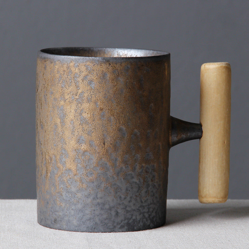 Japanese-style Vintage Ceramic Coffee Mug