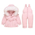 Children's down jacket suit Winter Outfit Suit Warm - Minihomy