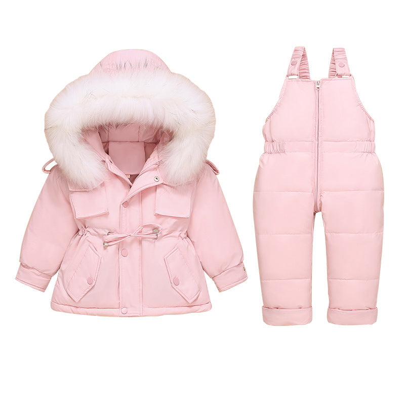 Children's down jacket suit Winter Outfit Suit Warm