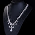 Liangya beauty bride Necklace Set drop 3A zircon jewelry manufacturers selling jewelry high-end banquet