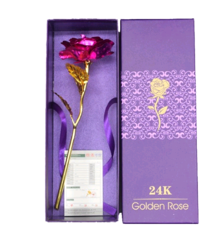 gold rose gift