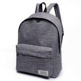 Canvas Men women Backpack College Students High Middle School Bags