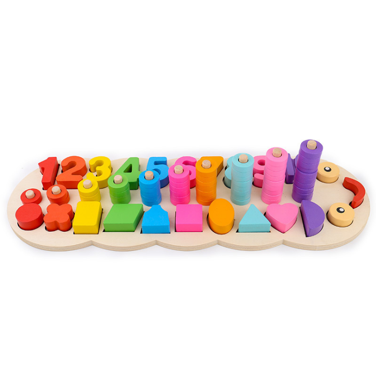 Early Childhood Education Wooden Logarithmic Board