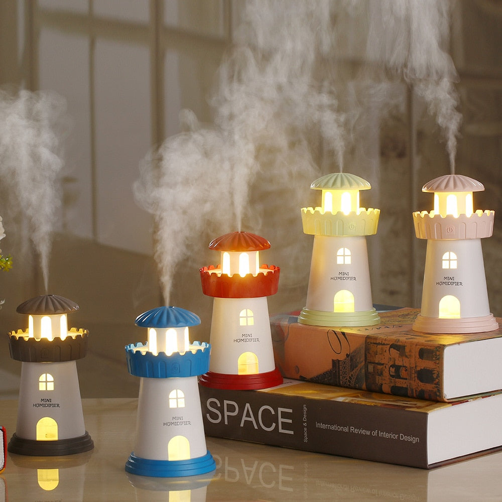 Home lighthouse humidifier - Minihomy