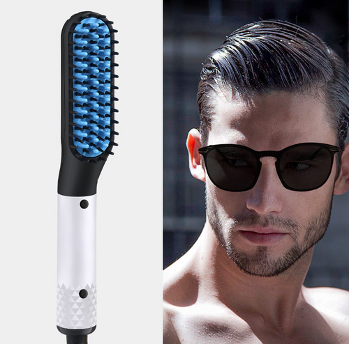 Men's multi-function straight hair comb