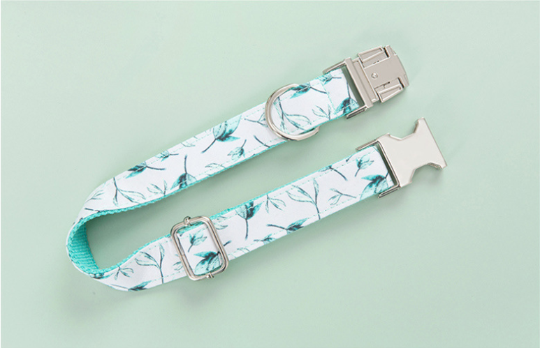 Small leaf dog collar leash - Minihomy