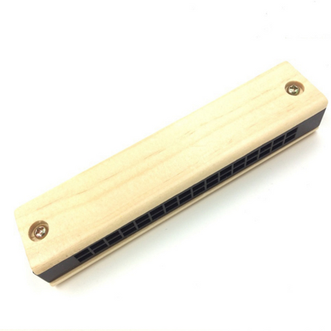 Children's wooden harmonica
