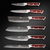 Damascus Chef Knife Set (6 Piece) - Kitchen Essentials - Minihomy