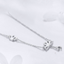 S925 Sterling Silver Lotus   Necklace Electroplated Clavicle Chain