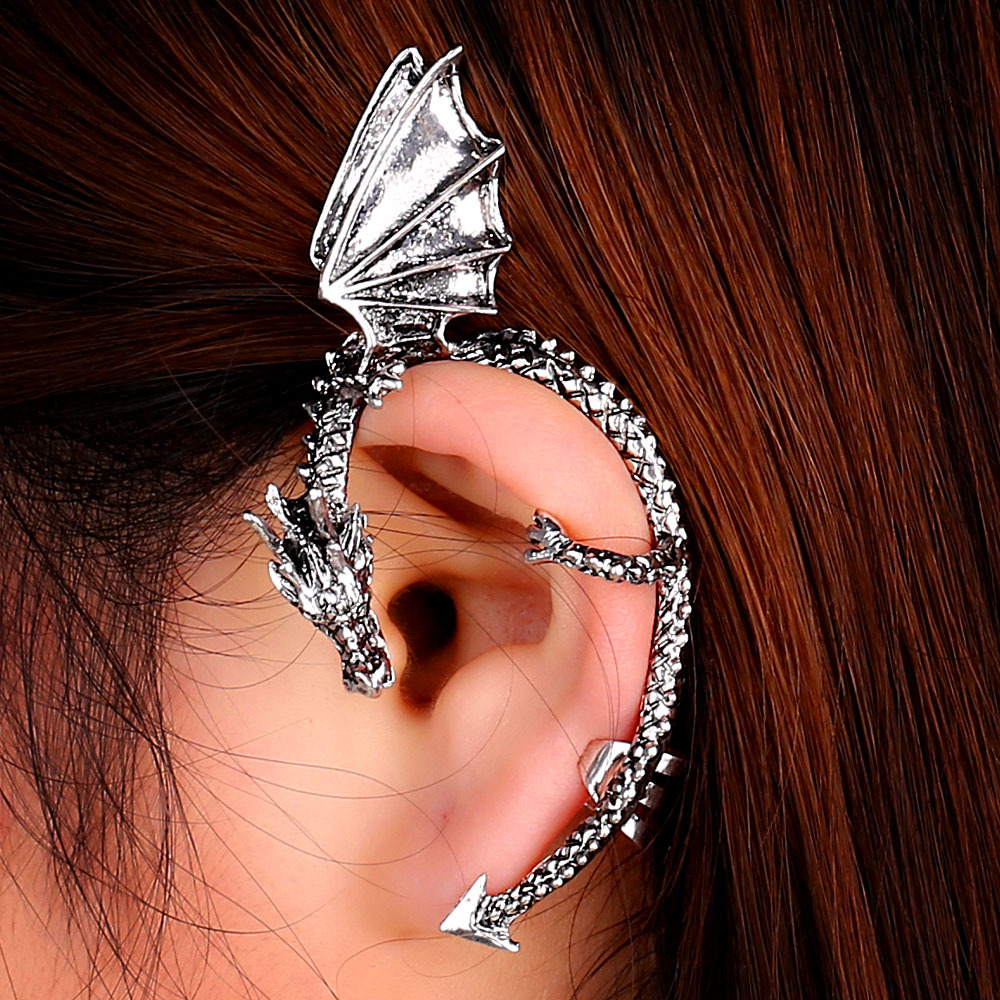 Creative Personality Flying Dragon Ear Clip - Minihomy