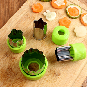 Vegetable Fruit Flowers Cartoon Cutter Mold Cake Cookie Biscuit Cutting Shape Tools