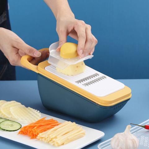 Non-slip Silicone Potato Grater Core Type Multifunctional Vegetable Cutter Home Kitchen Sliced Shredded
