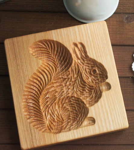Wooden Gingerbread Cookie Mold Pine Nuts Rose Flower Cookie Mold Wooden Rose Flower Christmas Kitchen Tools