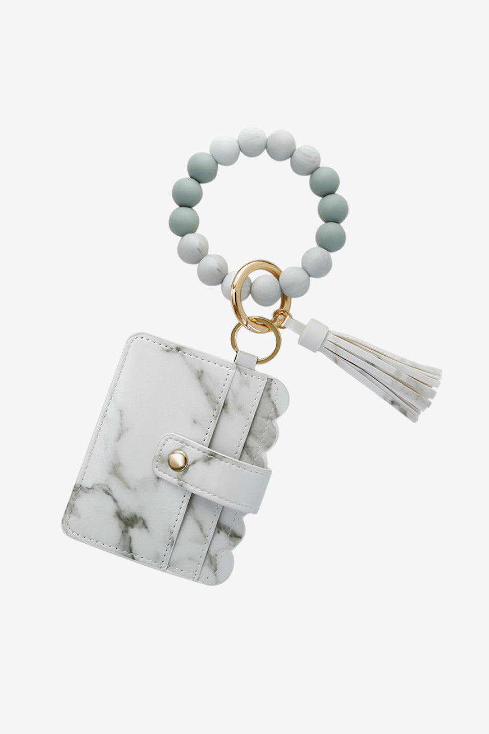 Beaded Tassel Keychain with Wallet: Stylish Convenience in One Piece