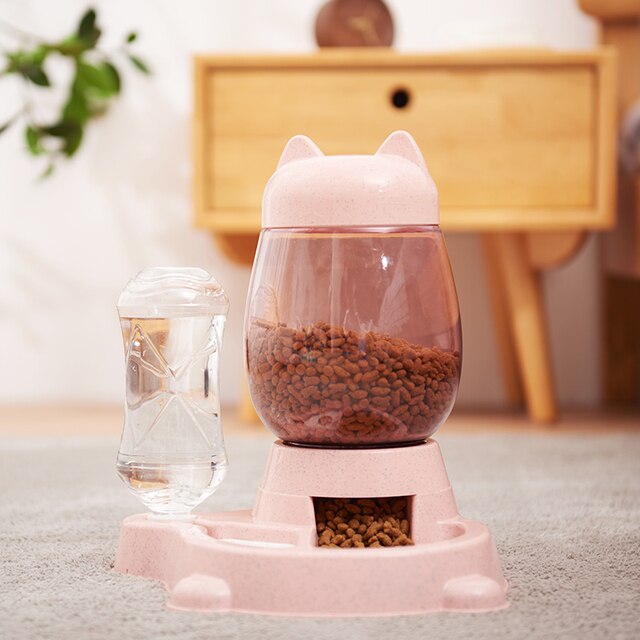 Cat Food Basin Water Automatic Feeder Dog Food Machine