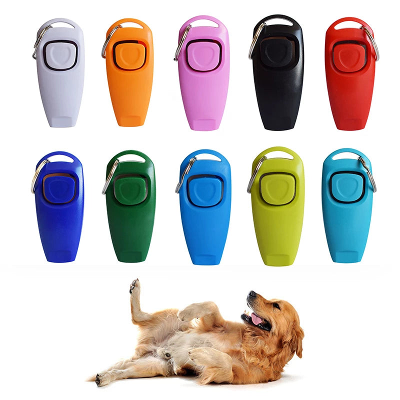 Pet ring + whistle training dog whistle pet training ring two-in-one ring naked machine - Minihomy