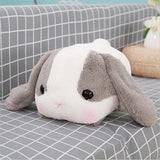 Lop rabbit pillow cartoon plush head rabbit