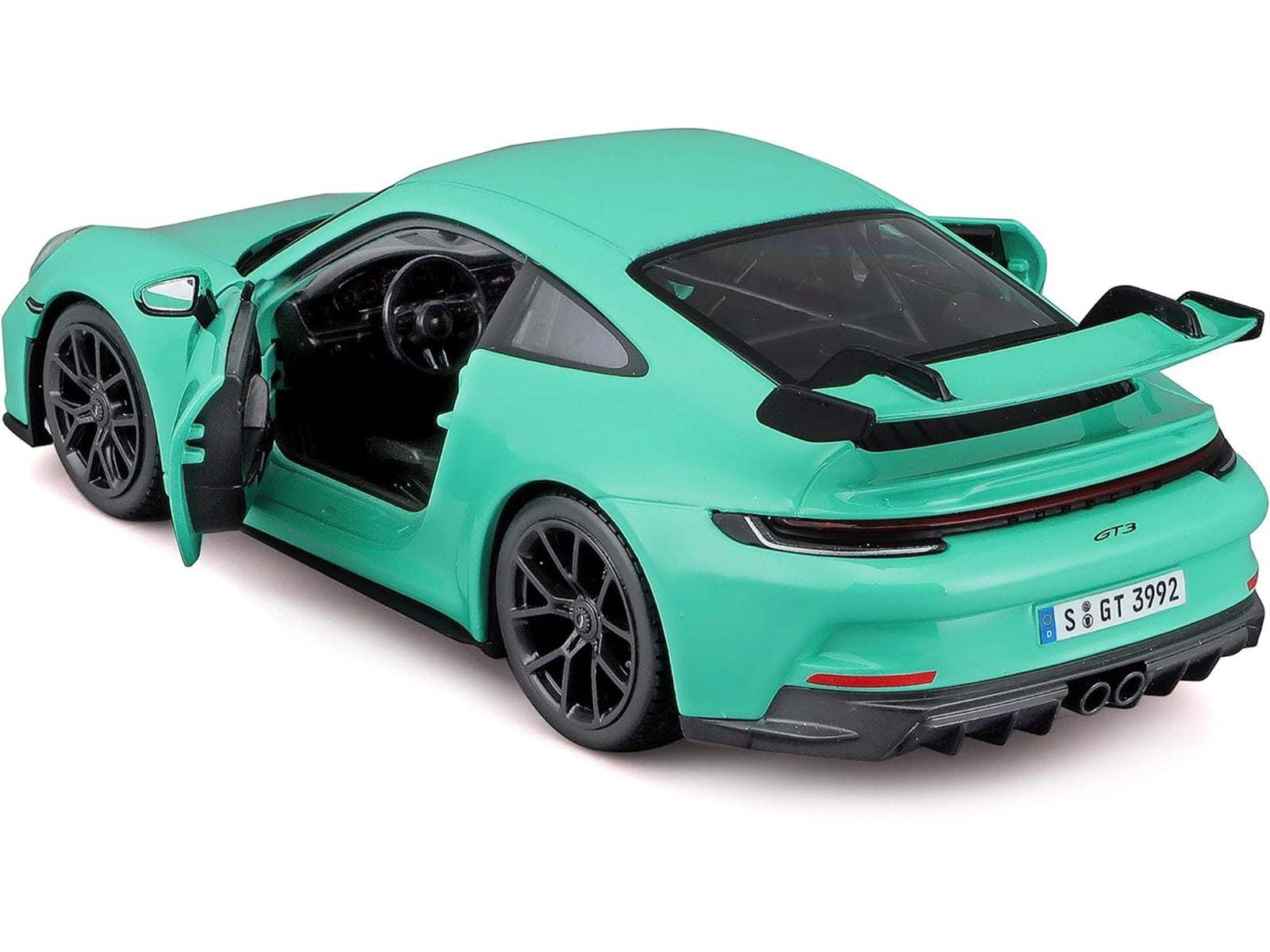 Porsche 911 GT3 Light Green 1/24 Diecast Model Car by Bburago - Minihomy