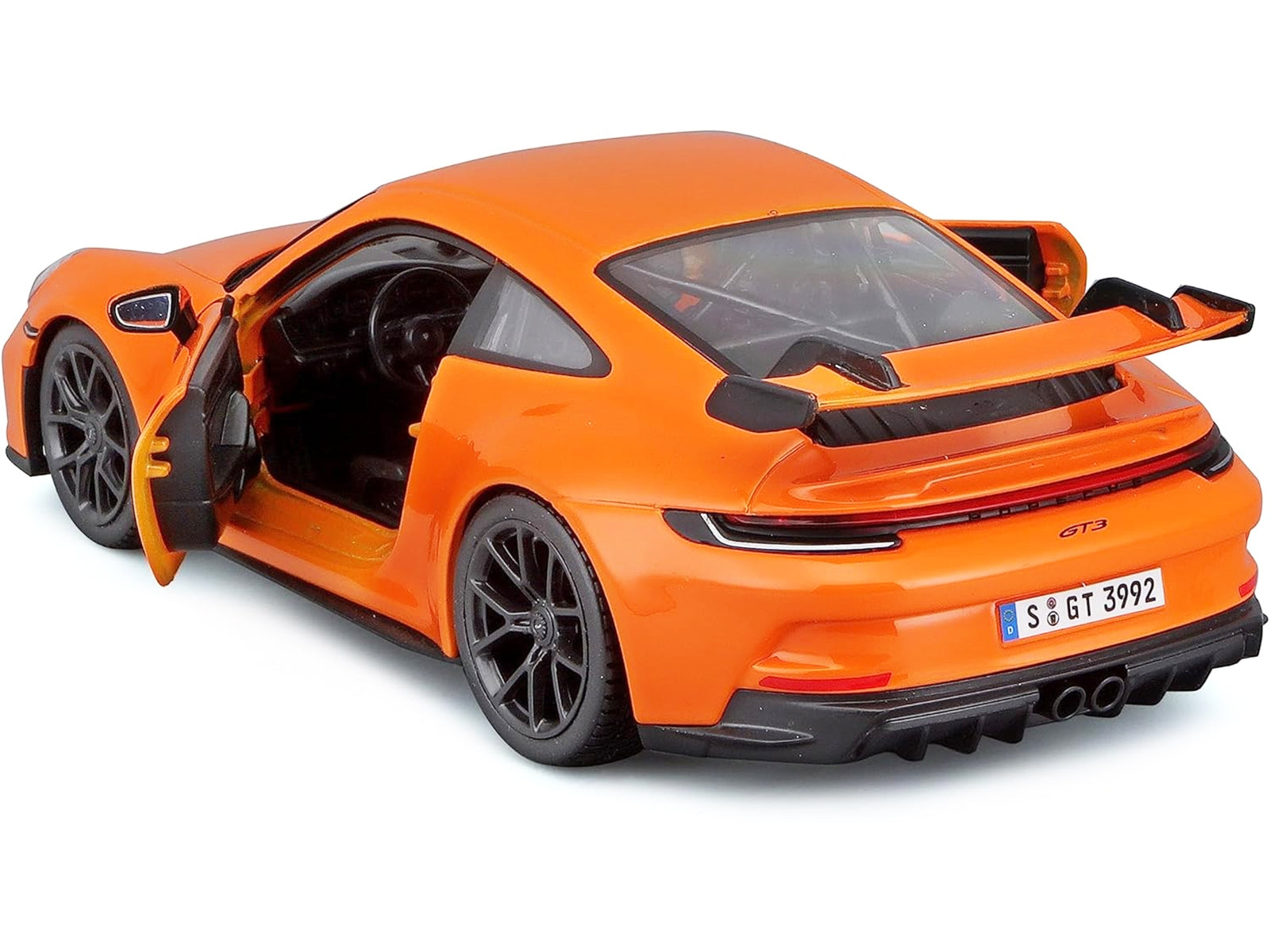 Porsche 911 GT3 Orange 1/24 Diecast Model Car by Bburago - Minihomy