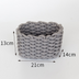 Nordic Wind Hand-woven Thick Cotton Rope Storage Basket