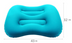 Inflatable pillow press  portable travel cushion