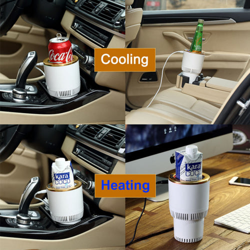 Car Heater & Cooler Cup Holder Cup Drink Holder Portable Water Heater Mug