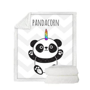 Panda series flannel blanket