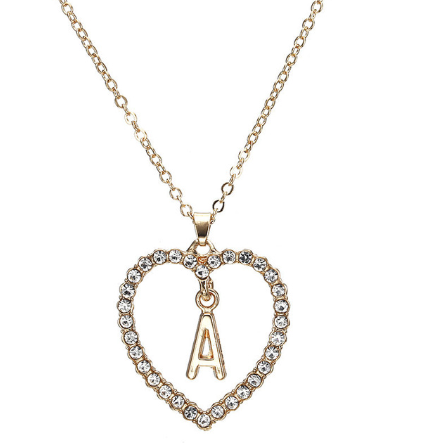 Romantic Love Pendant Necklace For Girls