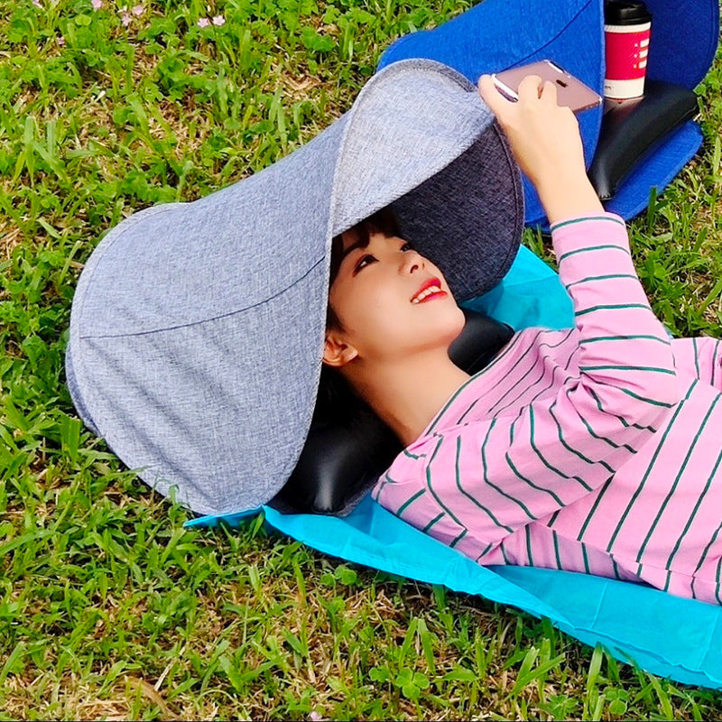 Outdoor beach umbrellas